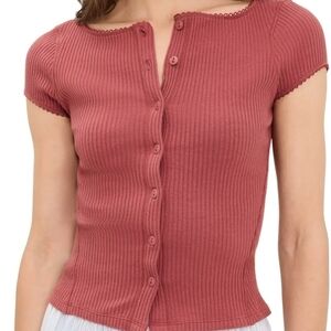 Intimately Free People Most Wanted Cardigan In Rust